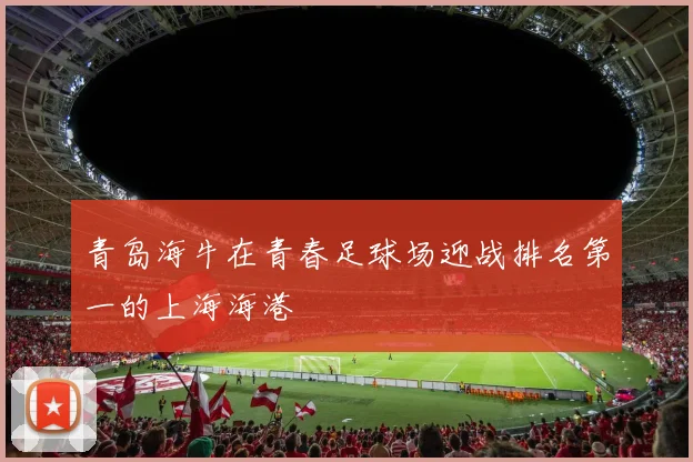 青岛海牛在青春足球场迎战排名第一的上海海港
